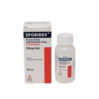 Sporidex 250 Mg - Frasco 60 ML
