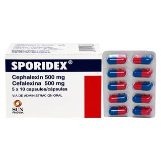 Sporidex 500 Mg - Blíster 10 UN