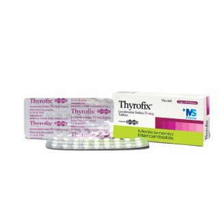 Thyrofix 75 MCG Tabletas - Caja 50 UN