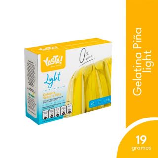 Gelatina Yastá Piña Light - Caja 19 G