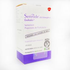 Seretide 25-125Mcg/Dosis Suspensión para Inhalación - Frasco 120 DSS