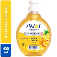 Jabón Líquido Aval Antibacterial Mágica Vainilla de 400 ML