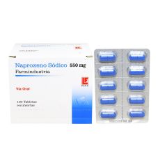 Naproxeno 550 Mg Tabletas - Blíster 10 UN