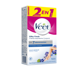 Veet Crema Depilarpria Piel Sensible 2en1 - Tubo 100 ML