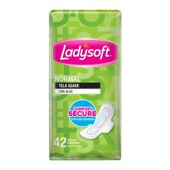 Toalla Higiénica Ladysoft Normal Tela - Bolsa 42 UN