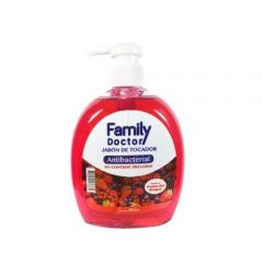 Family Doctor Jabón Liquido Antibacterial Frutos Rojos - Frasco 400ML