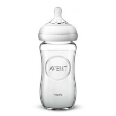 Biberón Avent Natural de Vidrio - Frasco 240 ML