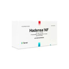 Hadensa NF 100mg+2.5mg Supositorio – Caja 10 UN