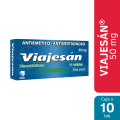 Viajesán 50mg  Tabletas - Caja 10 Un