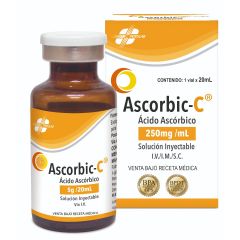 Ascorbic-C 250Mg/Ml Ampolla - Frasco 20 ML