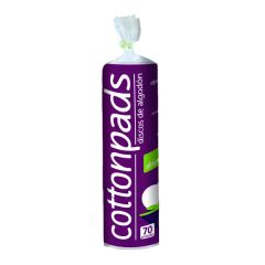 Cotton Pads Discos Desmaquillante - Bolsa 70 UN