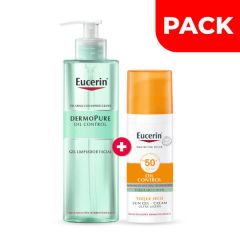 Eucerin Dermopure Gel & Sun Oil Control - Pack 2 UN