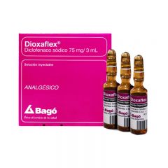 Dioxaflex 75 Mg/ 3 Ml Ampolla- Caja 3 UN
