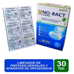 No-Bact Clean Sabor Menta - Caja 30 UN