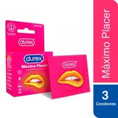 Preservativo Durex Máximo Placer - Caja 3 UN