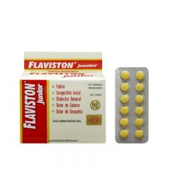 Flaviston Jr. Tabletas Masticables - Blíster 12 UN