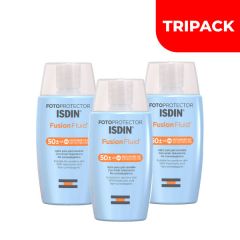 Tripack Isdin Fotoprotector 50+ Fusion Fluid - Frasco 50 ML