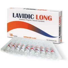 Lavidic Long 75Mg/3Ml Ampollas - Caja 10 UN