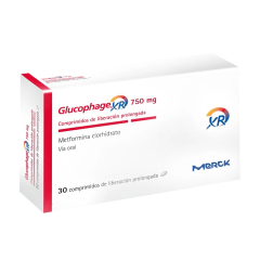 Glucophage Xr 750mg Comprimidos - Caja 30 UN