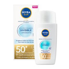 Protetor Nivea Sun Fluido Facial Invisibles SPF 50 - Frasco 40 ML