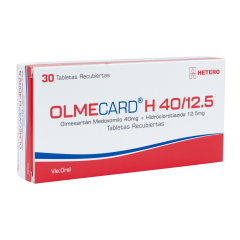 Olmecard H  40/12.5 Tableta Recubierta - Caja 30 UN