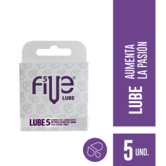 Lubricante Five Lube Sachet - Caja 5 UN