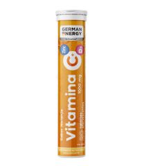 Vitamina C + Zinc + D3 German Energy Sabor Naranja - Tubo 20 UN