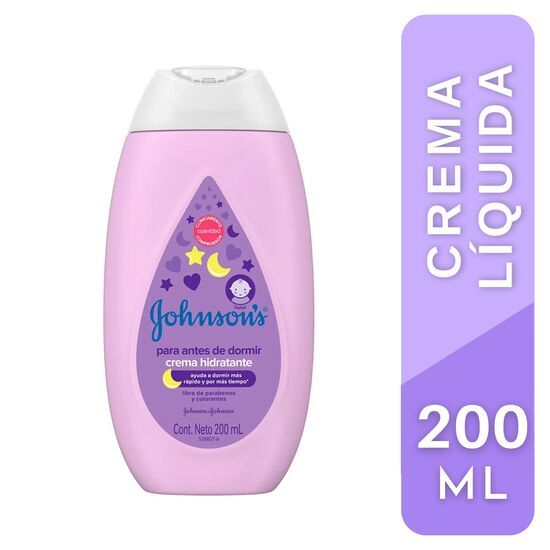 Johnson Crema Líquida Antes de Dormir de 200 ML
