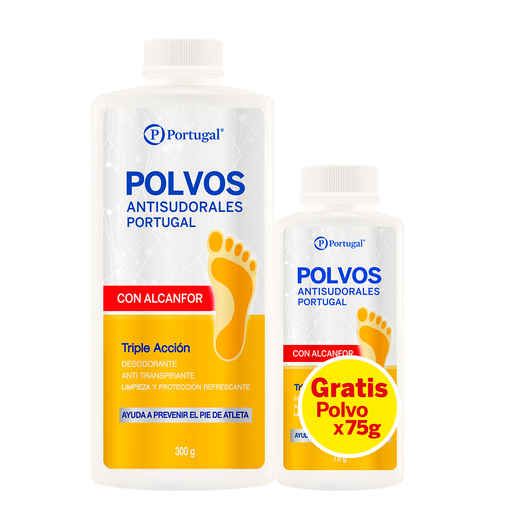 Pack Talco Polvo Antisudoral Alcanfor 