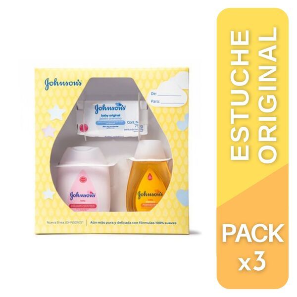 Pack de baño para bebé  Johnson Estuche Original