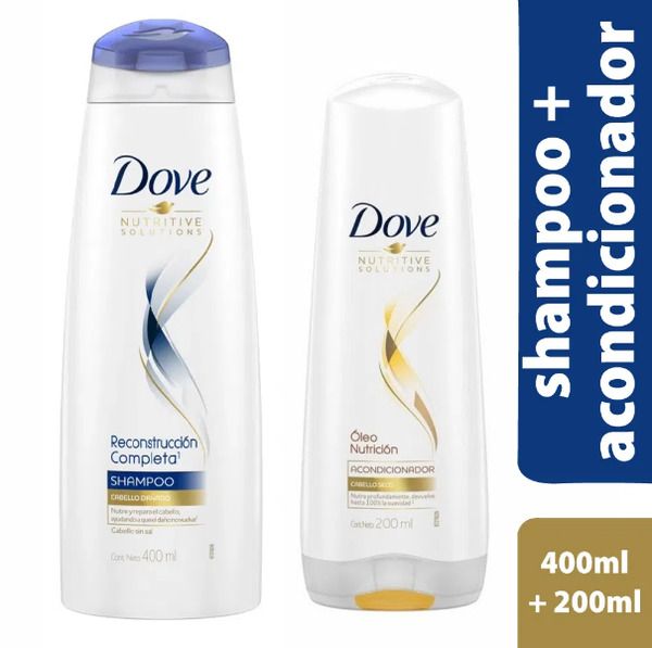 Shampoo & Acondicionador Dove Reconstrucción Completa  