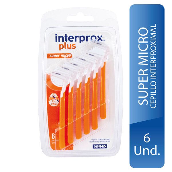 Cepillo interdental Interprox Plus Super Micro por 6 UN