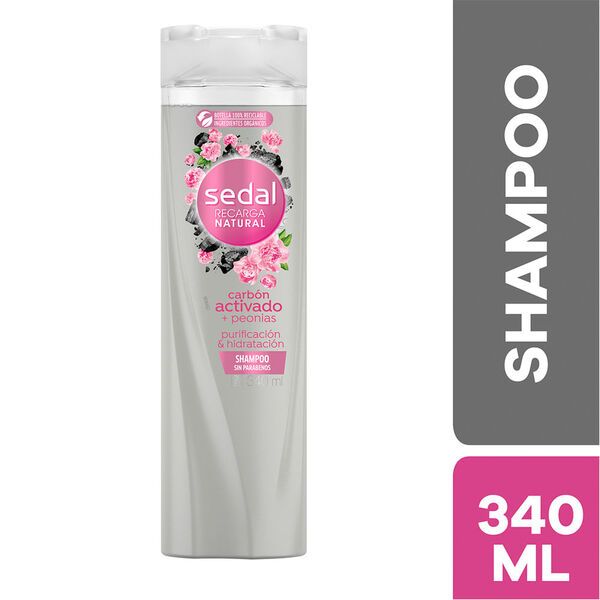 Shampoo Sedal Carbón y Peonias 