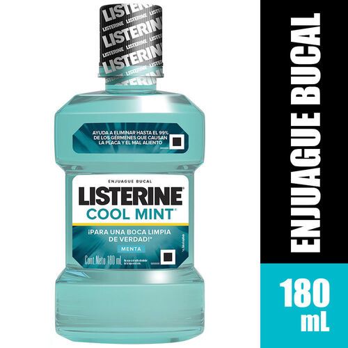 Enjuague Bucal Listerine Cool Mint de 180 ML