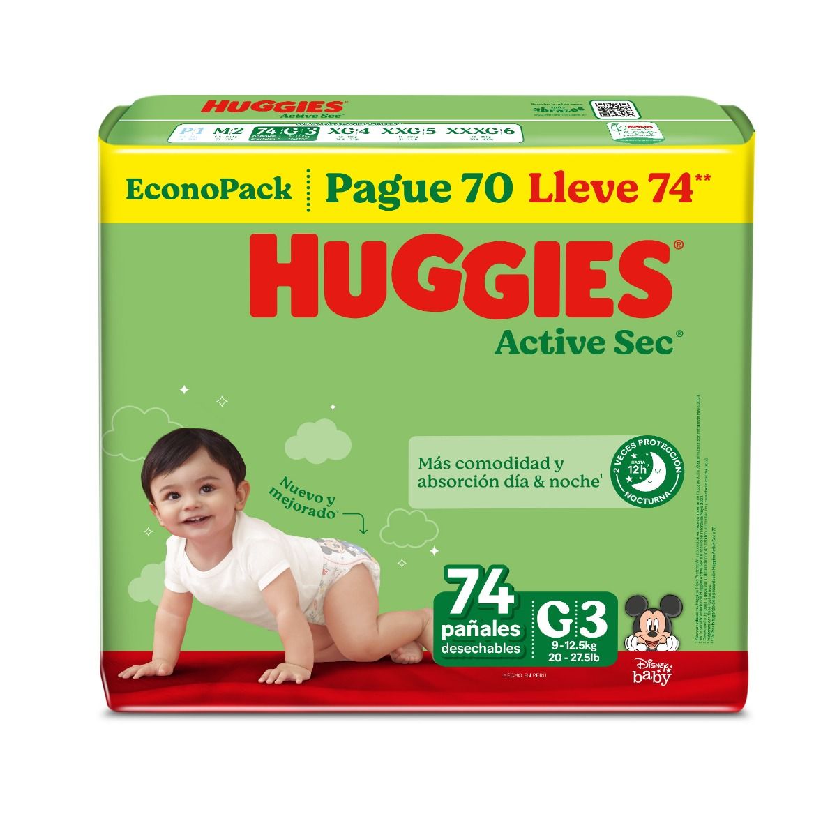 Pañal Huggies Talla G