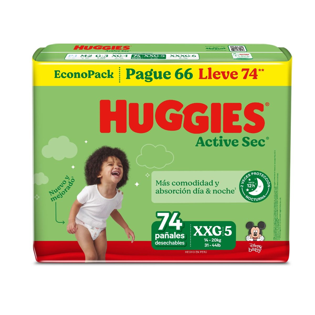 Pañal Huggies Talla XXG