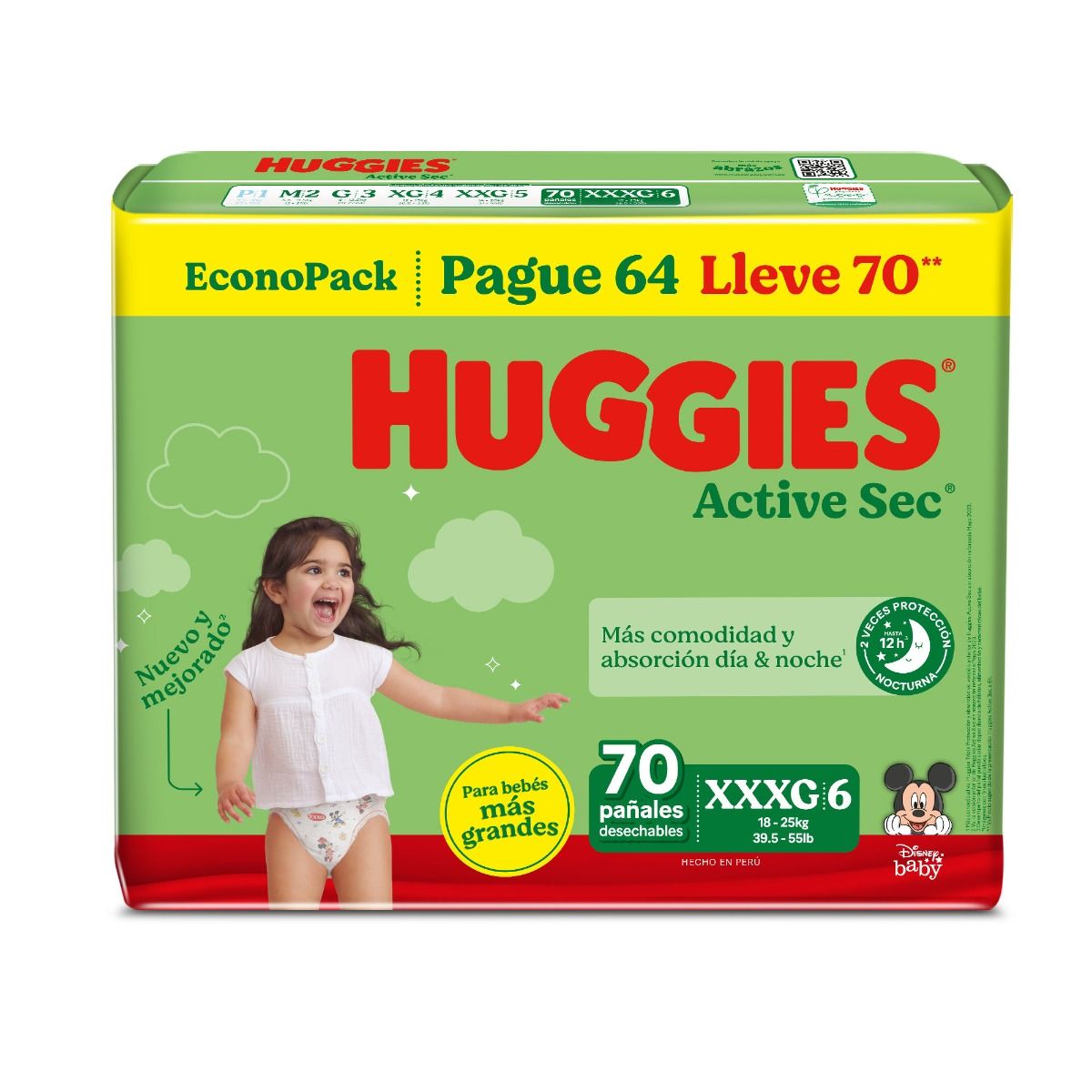 Pañal Huggies Talla XXXG